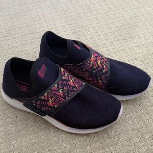 New Balance FuelCore navy and Pink Slip-On Sneakers 7.5
